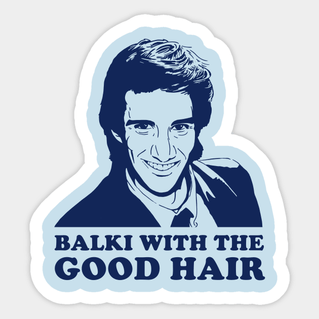 Balki With The Good Hair Sticker by Part Time Genius